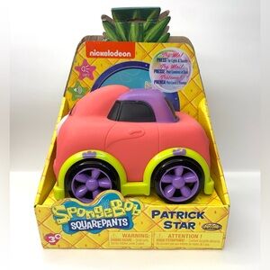 Spongebob Squarepants PATRICK Soft Vinyl Vehicle Toy 2014 NKOK Sounds Lights